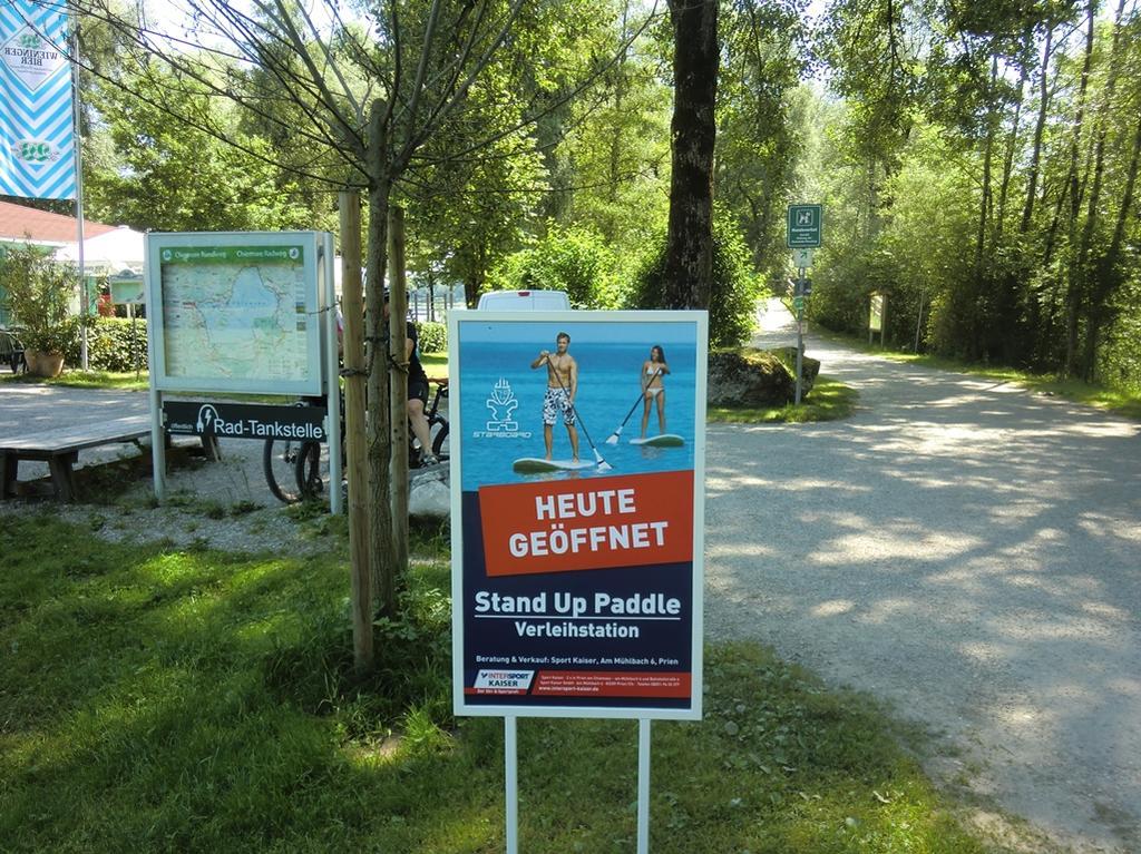 Chiemsee Comfort-Bungalow Mit Garten リムシュティング エクステリア 写真